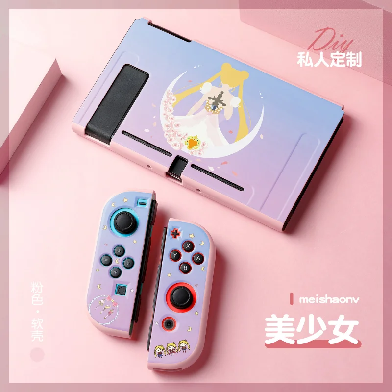 Nintendo Switch Case - Kawaii Sailor Moon Pink Switch Protective