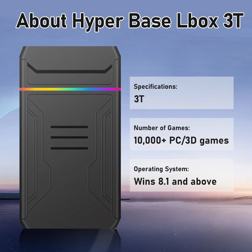 3TB Launchbox Portable Gaming  - đánh giá và giá Gaming Console Emulator