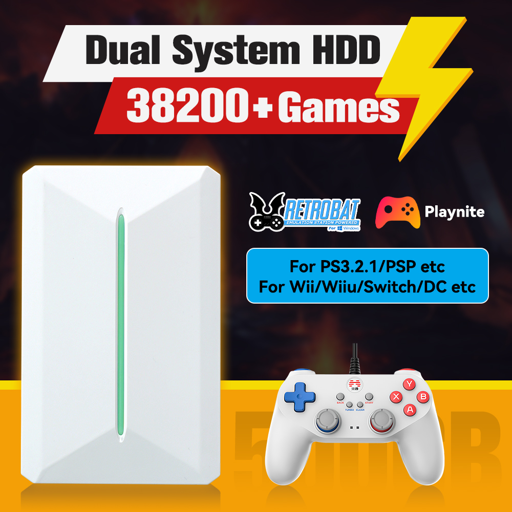 Retrobat＆Playnite System HDD R - đánh giá và giá Gaming Console Emulator