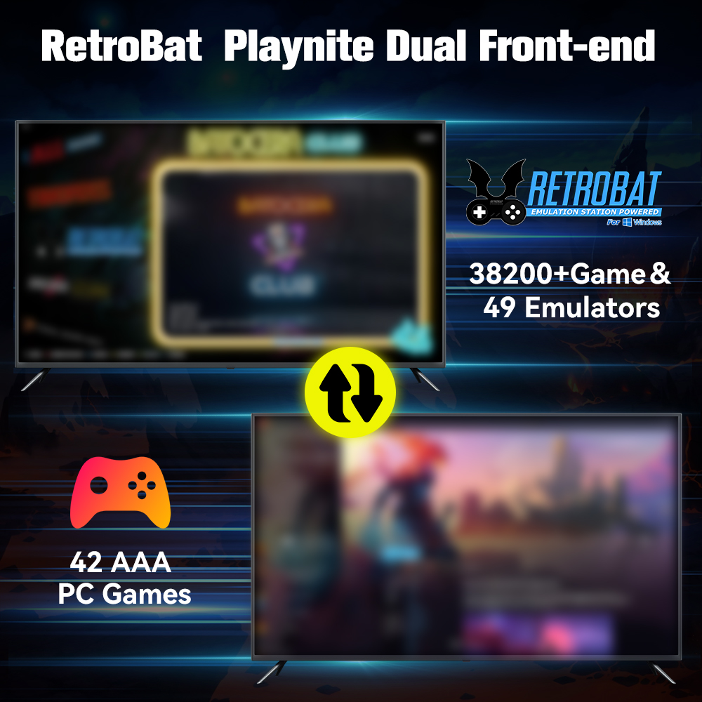 Retrobat＆Playnite System HDD R - đánh giá và giá Gaming Console Emulator