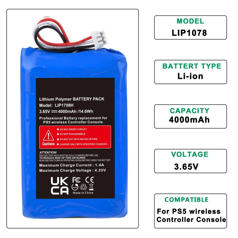 In Stock LIP1078 4000mAh 3.65V - đánh giá và giá Sony Controller Dualsense
