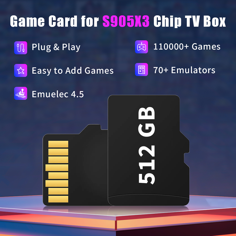 Game TF Card for S905X3 Chip T - đánh giá và giá Gaming Console Emulator